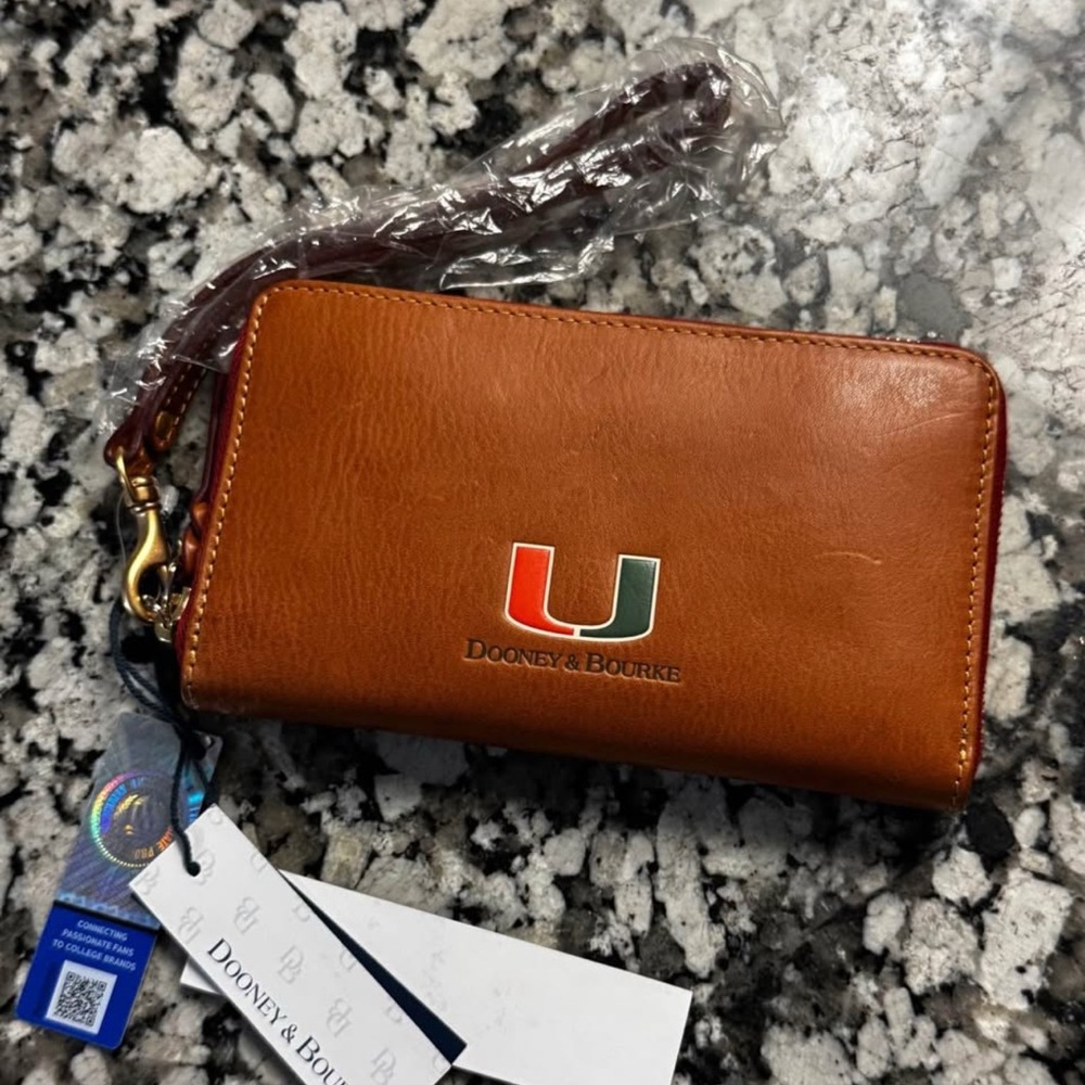 Dooney & Bourke Tan Leather Wallet